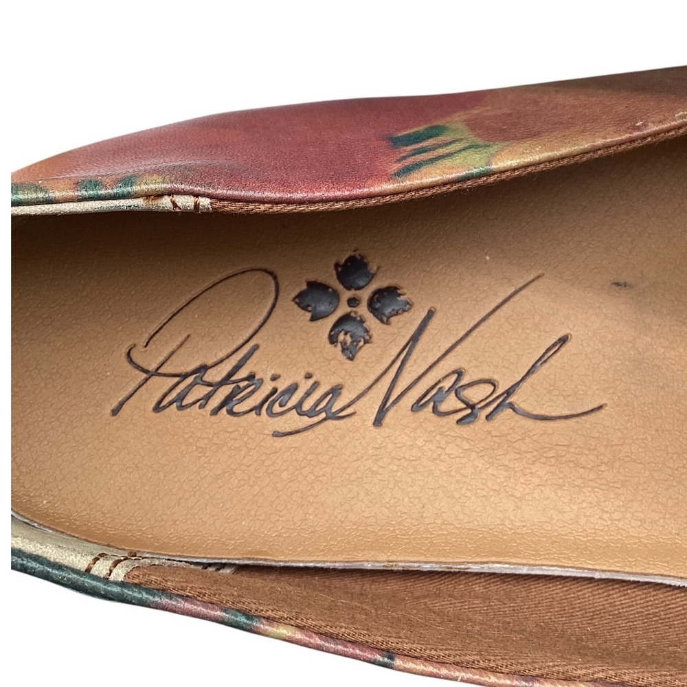 Patricia Nash Floral Slip-On Sneakers in Tan, Green - Picture 9 of 10